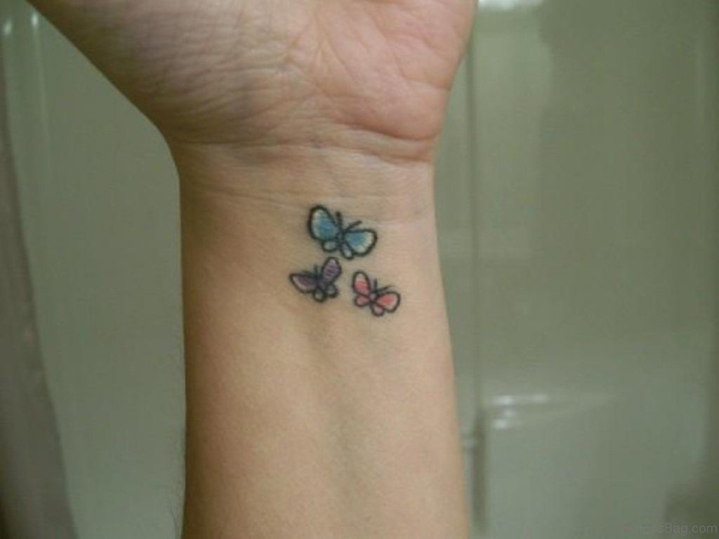 Butterfly Tattoo on Wrist - wide 1