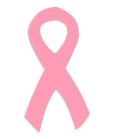 pink ribbon tanning stickers