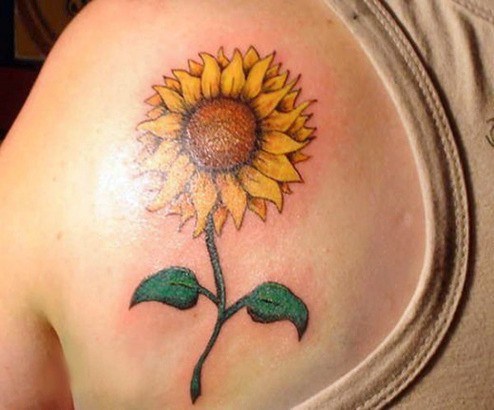 Sunflower Tattoo