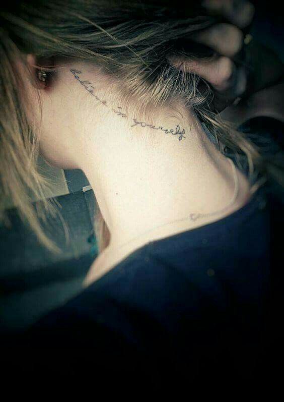 Tattoos behind the Ear